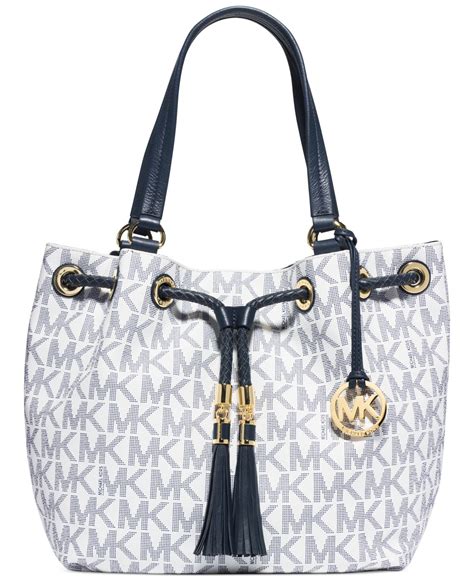 michael kors jet set item large signature tote|michael kors carryall.